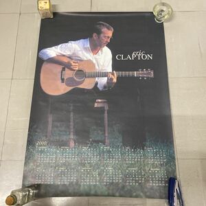 ポスター ERIC CLAPTON 2000年 カレンダー 当時物