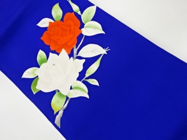 ys6462505; Shiose patrón de flores pintado a mano Nagoya obi [reciclado] [portable], banda, Nagoya Obi, Confeccionado