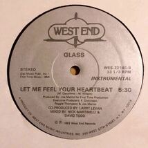 GLASS LET ME FEEL YOUR HEARTBEAT 12INCH LARRY LEVAN DAVID MANCUSO FRANCOIS K DANNY KRIVIT JOE CLAUSSELL THEO PARRISH DJ SPINNA_画像3