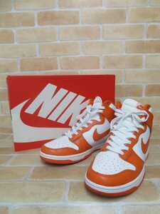 箱有 NIKE ナイキ DUNK HI RETRO ダンクハイレトロ DD1399-101 サイズUS10 オレンジ×ホワイト 111360026＃4