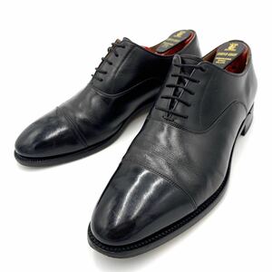 I ＊ 日本製 '高級紳士靴' SCOTCH GRAIN スコッチグレイン 本革 ストレートチップ 内羽根式 ビジネスシューズ 革靴 25cm メンズ シューズ