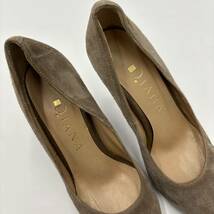 A ＊ 日本製 '洗練されたシルエット' DIANA ダイアナ 本革 スエードレザー ヒール / パンプス 21cm G レディース 婦人靴 シューズ_画像6