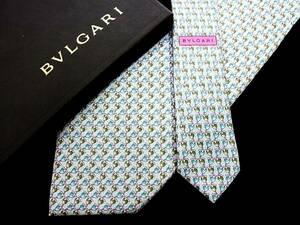 ♪*:.*:№Y7775【美品】【BVLGARI】ブルガリ【果物・フルーツ(苺・イチゴ)】 「最高級セッテピエゲ」 ネクタイ