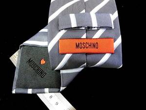 !:.*:0662[ beautiful goods ] Moschino [ stripe ] necktie * popular small * narrow tie 