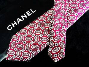 ♪:.*:1047【美品】シャネル【CHANEL】【ペイズリー】ネクタイ★