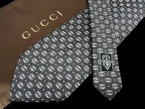 ♪:.*:1451【美品】グッチ【GUCCI】 総ＧＧロゴ柄 ネクタイ