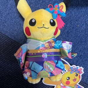 ポケモンセンター　オリジナル ぬいぐるみ 加賀着物のピカチュウ ポケモンセンターカナザワ　金沢　ポケセン　メス