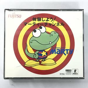 BNC13/47　CD-ROM FD 富士通 FUJITSU 体験しよう！ マーティーチャンネル MARTY 操作ガイド付 中古 ※動作未確認◆