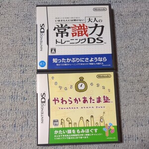 ゲームソフト Nintendo DS 大人の常識力トレーニング やわらかあたま塾 任天堂 ニンテンドーDS