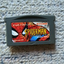 ゲームソフト　ゲームボーイアドバンス　スパイダーマン　ミステリオの脅威　MARVEL　SUCCESS　SPIDER　MAN　GBA_画像1