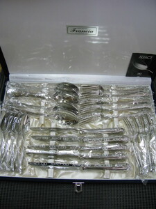 aru fact * franc sia*25pcs dinner set (5 customer for )*18-10 stainless steel * unused storage goods 