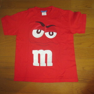 m&m’ｓ Tシャツ　赤　Sサイズ