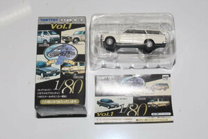 1/80 ザ・カーコレクション 80 ハチマル vol.1 第1弾【 004/ トヨペット クラウンバン（白）』トミーテック カーコレ HOスケール