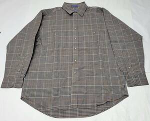 良好 ～90s USA製 SIRPENDLETON 長袖シャツ Lサイズ バージンウール100% ペンドルトン ウールシャツ アメリカ製 アメリカ古着 90年代