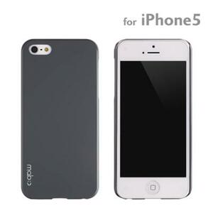 ◆iPhone5の薄型ハードケース♪液晶保護シール付♪色：クールグレー◆mobc/made in Korea◆38