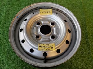 L12025 スズキ 純正 スチール シルバー １本のみ　エブリィ キャリー 等 ４．０Ｂ×１２ ＋４０ ＰＣＤ１００