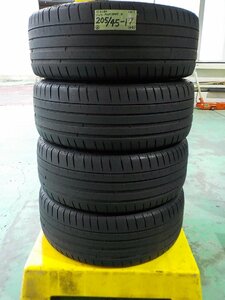 5) 6380c ミシュラン ＰＩＬＯＴ ＳＰＯＲＴ４ 205/45R17 ４本セット 2020年製