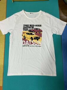 BASE-T DATSUN 710 日産　バイオレット　半袖Tシャツ Lサイズ　未使用保管品