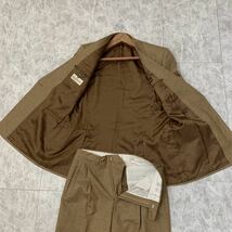 UU ＊ 美品 '高級紳士服' VALENTINO BOUTIQUE バレンティノ 高品質 WOOL & CASHMERE ダブル スーツ 上下 セットアップ size46 メンズ _画像5