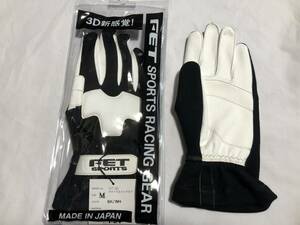 ★　FET ３Dライトウエイト　ＢＬＫ/ＷＨＴ　Mサイズ　新品　未使用