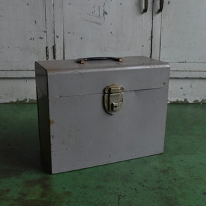 Vintage USA File Box 'LIT-NING' ファイルボックス スチール インダストリアル 収納 アメリカ アンティーク ヴィンテージ Y-1753