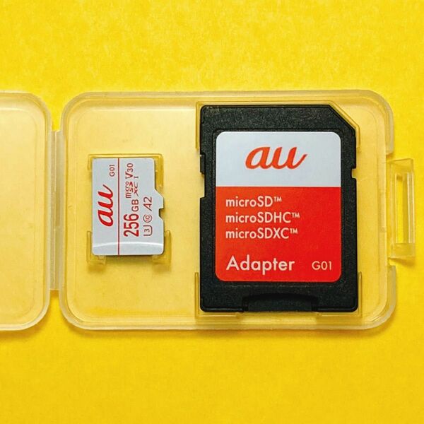 ★ au ★ 256GB ★ G01 microSDXCカード microSDカード マイクロSDカード メモリーカード 256G