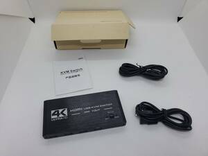 OZK2 4K HDMI USB KVM SWITCH 2IN 1OUT 2Kx4K 60Hz CPU切替器 パソコン切替器 コンソールスイッチ 美品