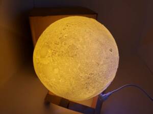 間接照明 おしゃれ プレゼント 月ライト moon light インテリア ムーンライトランプ 直径約15cm