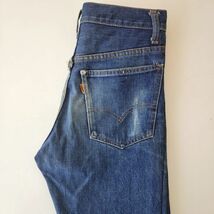 【レア】70s リーバイス VINTAGE Levi's 646？ ベルボトムジーンズ 42TALON パンツ 表記無し 青 ブルー ビンテージ_画像7