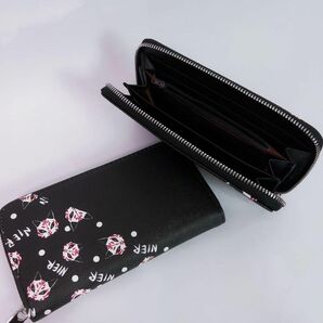 NieR ニーア PU LEATHER TWO-TONE LONG WALLET【狐面】
