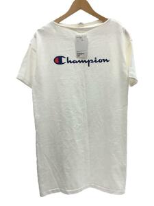 Champion◆半袖ワンピース/M/コットン/WHT/CWSH334