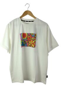 NEW BALANCE◆Tシャツ/XL/コットン/WHT/JMTL2253