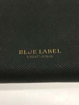 BLUE LABEL CRESTBRIDGE◆リボンレザーロングウォレット/内側チェック/長財布/レザー/BLK/レディース_画像3