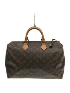 LOUIS VUITTON◆1)スピーディ35_モノグラム・キャンバス_BRW/PVC/BRW