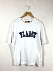 X-LARGE◆Tシャツ/L/コットン/WHT/無地/101222011047