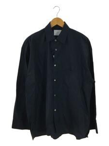 stein◆OVERSIZED DOWN PATTERN SHIRT/長袖シャツ/S/コットン/NVY/ST.141-1