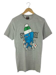 STUSSY◆Tシャツ/M/コットン/GRY