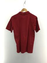 WTAPS◆ポロシャツ/M/コットン/RED/無地_画像2