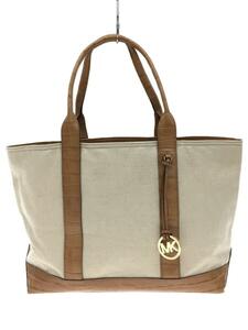 MICHAEL KORS◆SHOPPER BRIANNE TOTE/トートバッグ/キャンバス/BEG/35T6GBCT3N