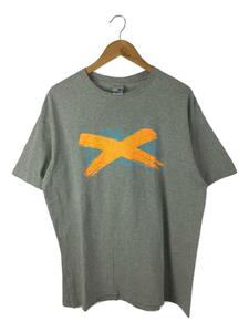 STUSSY◆Tシャツ/XL/コットン/GRY