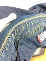 Levi’s◆長袖シャツ/M/コットン/IDG/無地/60100 0600/胸ポケデニム長袖柄シャツ_画像7