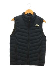 THE NORTH FACE◆ノースフェイス/THUNDER VEST_サンダー ベスト/M/ナイロン/ネイビー/無地