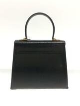 Salvatore Ferragamo◆ハンドバッグ/-/BLK/無地/E215282/ガンチーニ/ショルダー付_画像3