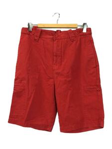 STUSSY◆ショートパンツ/33/コットン/RED