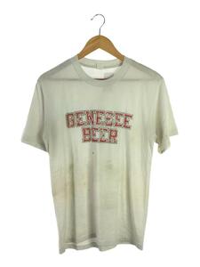 Tシャツ/L/コットン/WHT/GENESEE BEER