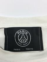 PARIS SAINT-GERMAIN◆Tシャツ/FREE/コットン/WHT/22-071-340-0004-1-0/刺繍_画像3