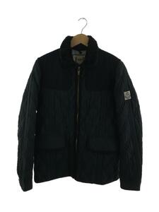 MONCLER GAMME BLEU◆ブルゾン/1/コットン/ネイビー/41344-10-78294/ダウンブルゾン/ラムファー