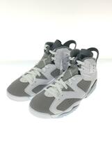 NIKE◆AIR JORDAN 6 RETRO COOL GREY/26.5cm/WHT/レザー/CT8529-100_画像2