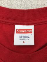 Supreme◆19AW/LIFE TEE/Tシャツ/L/コットン/RED/プリント_画像3