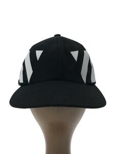 OFF-WHITE◆キャップ/-/コットン/BLK/メンズ/OMLB008F18515049